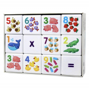 Кубики 12 шт «Кубики для умников. Арифметика»